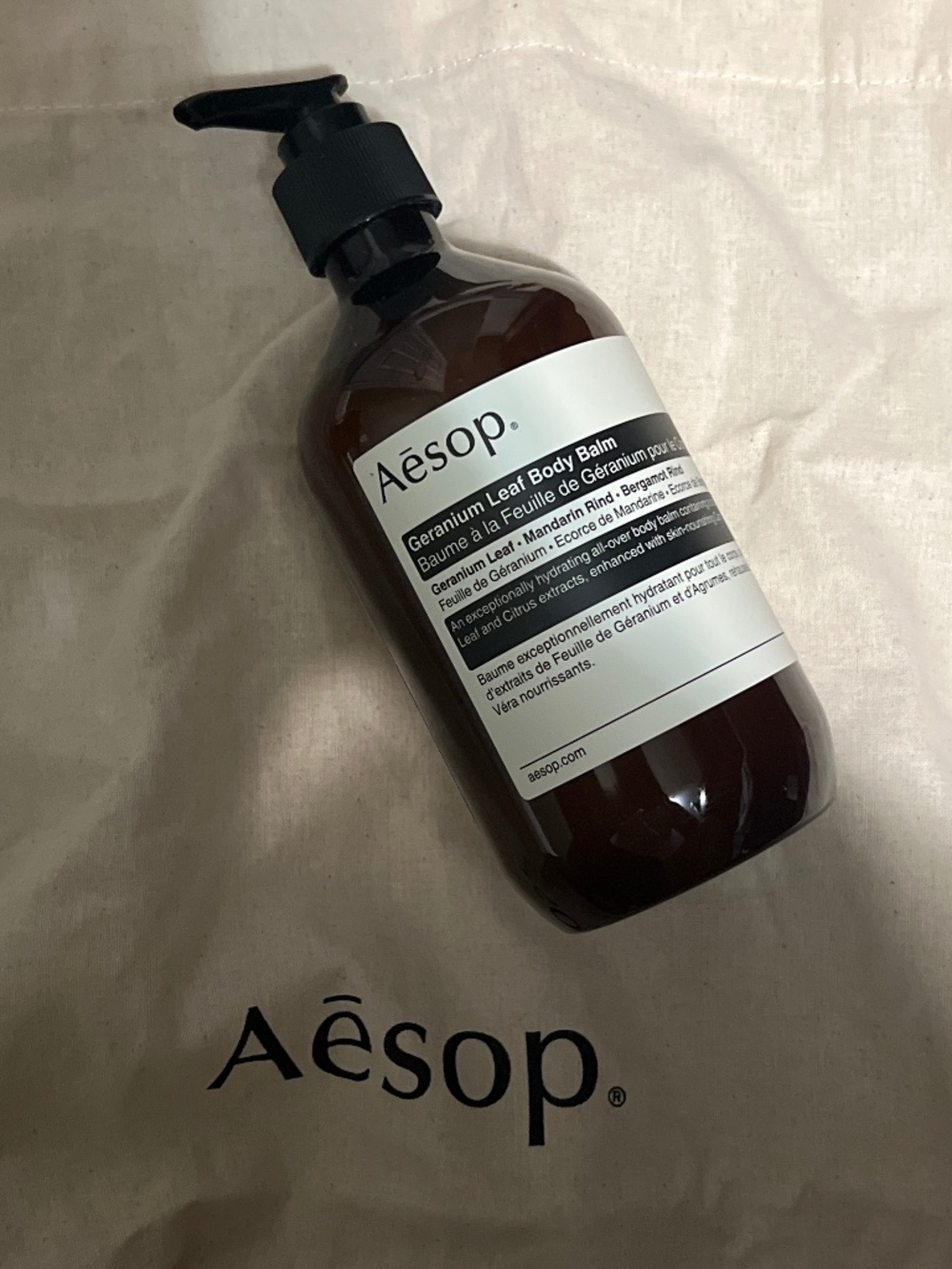 Aesop Geranium Leaf Body Balm β 500 mL